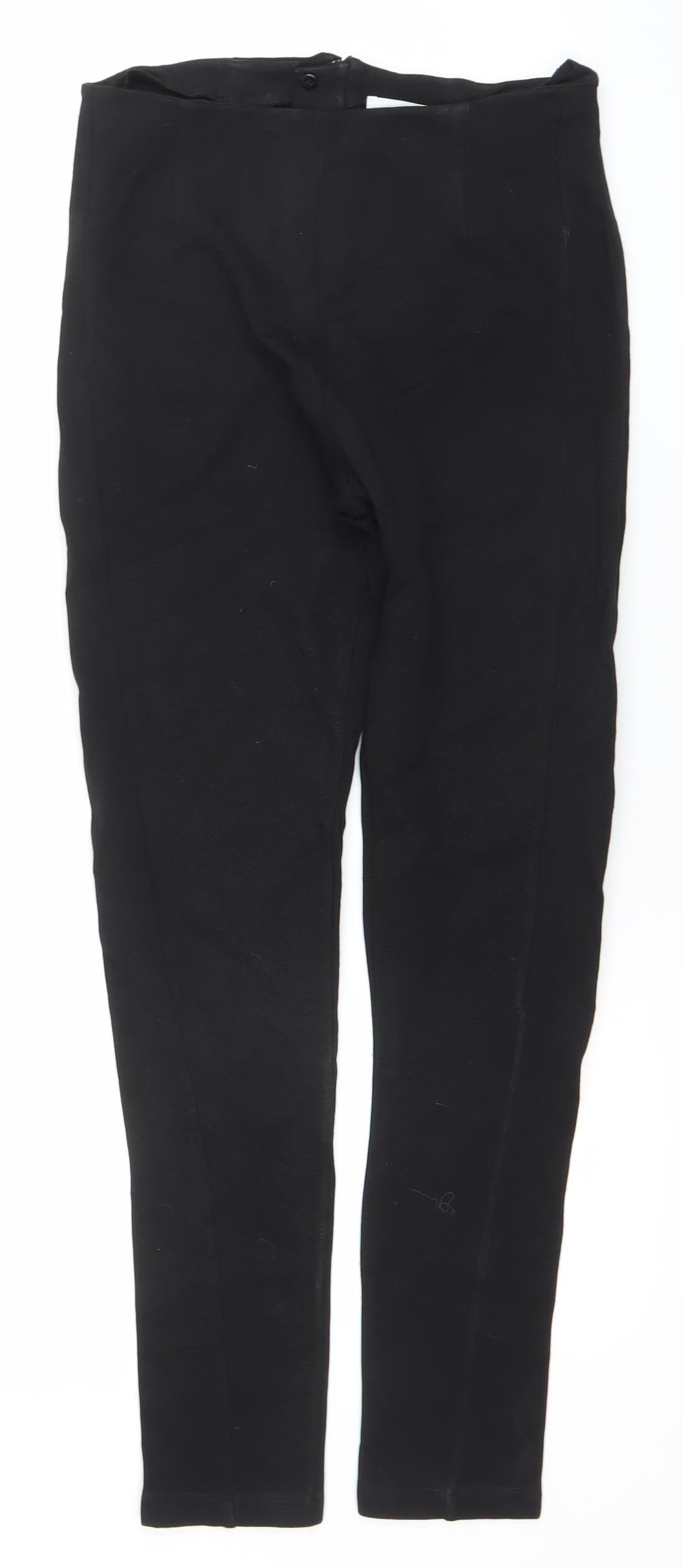 Womens UK Size 10 Savida Slim Fit Casual Workwear Black Trousers