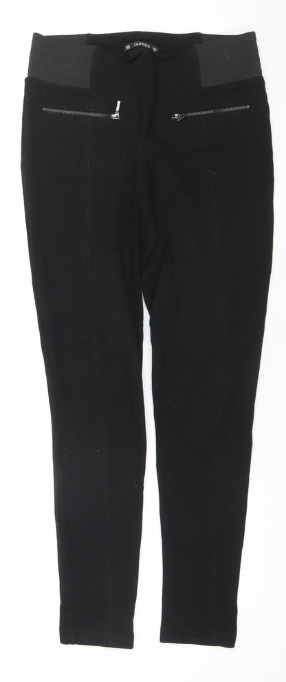 Dunnes Stores Womens Black Size 12 Jegging Stretch Trousers