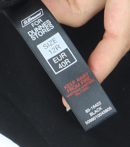 Dunnes Stores Womens Black Size 12 Jegging Stretch Trousers