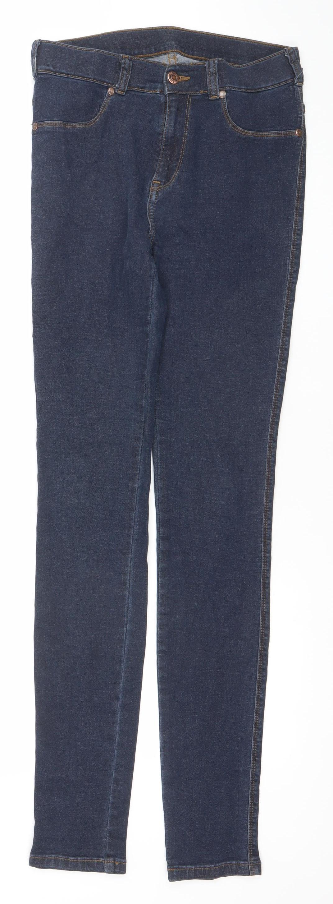 Womens UK Size M Dr Denim Slim Fit Skinny Blue Jeans