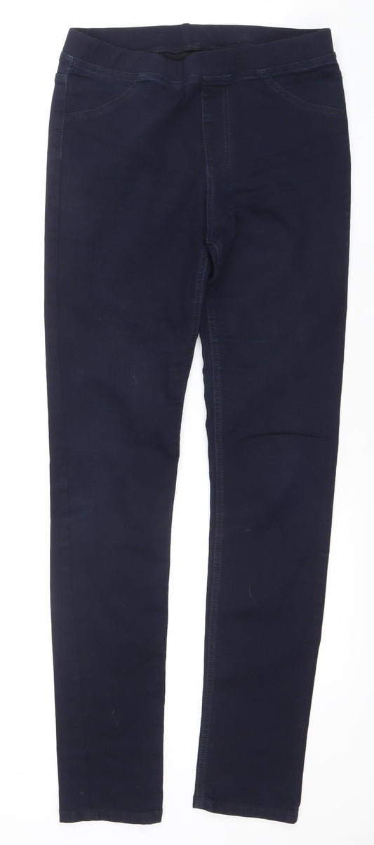 Womens UK Size 10 Pleasezzi Slim Fit Skinny Blue Jeans