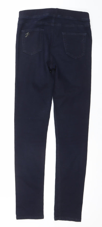 Womens UK Size 10 Pleasezzi Slim Fit Skinny Blue Jeans