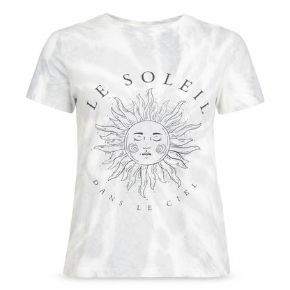 Womens UK Size 8 New Look Grey Basic T-Shirt