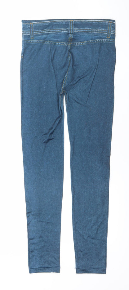 Womens UK Size S Trim N' Slim  Jegging Blue Leggings