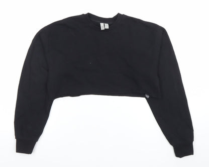 Womens UK Size 8 ASOS Black Pullover Sweatshirt