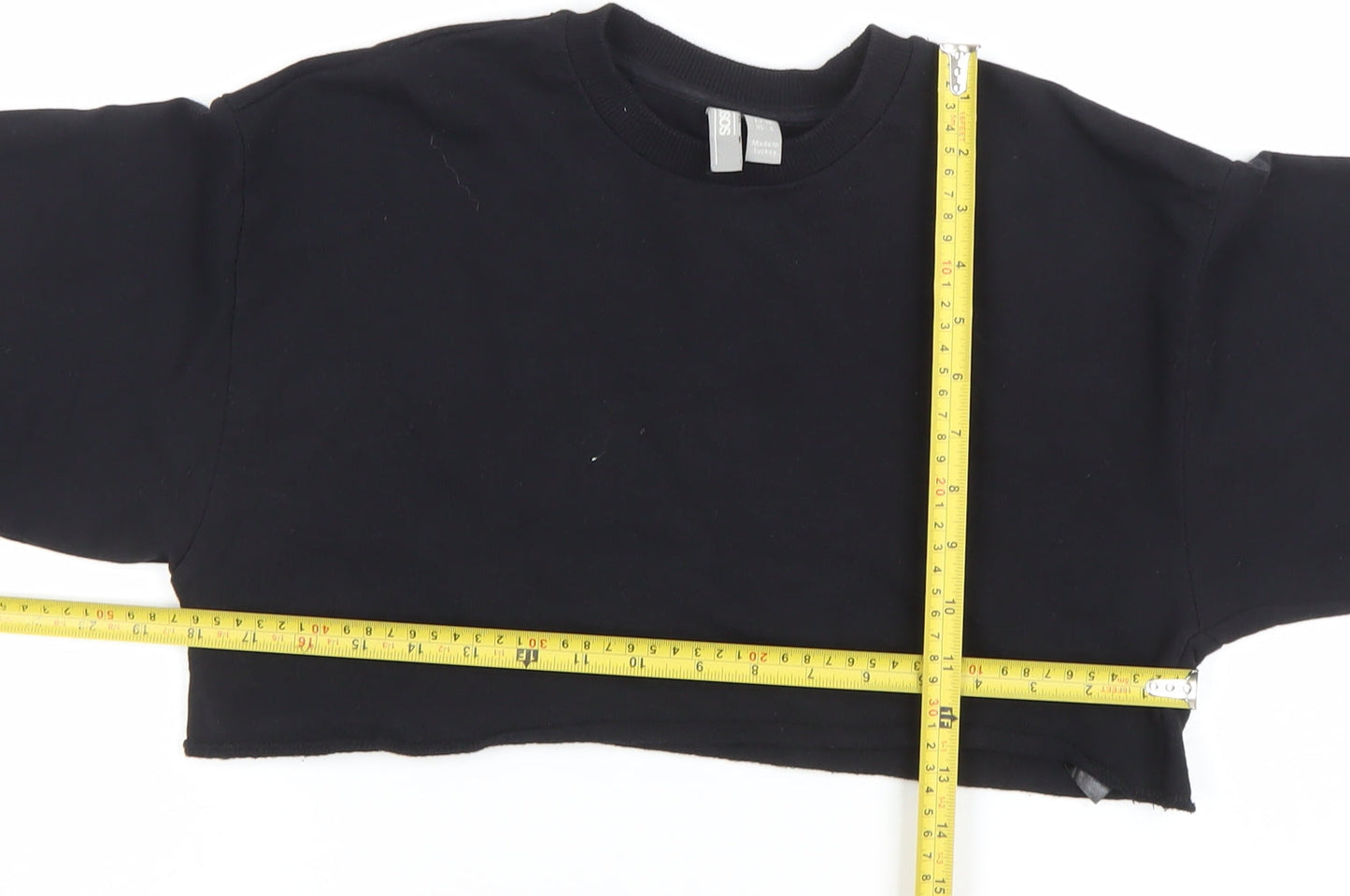 Womens UK Size 8 ASOS Black Pullover Sweatshirt