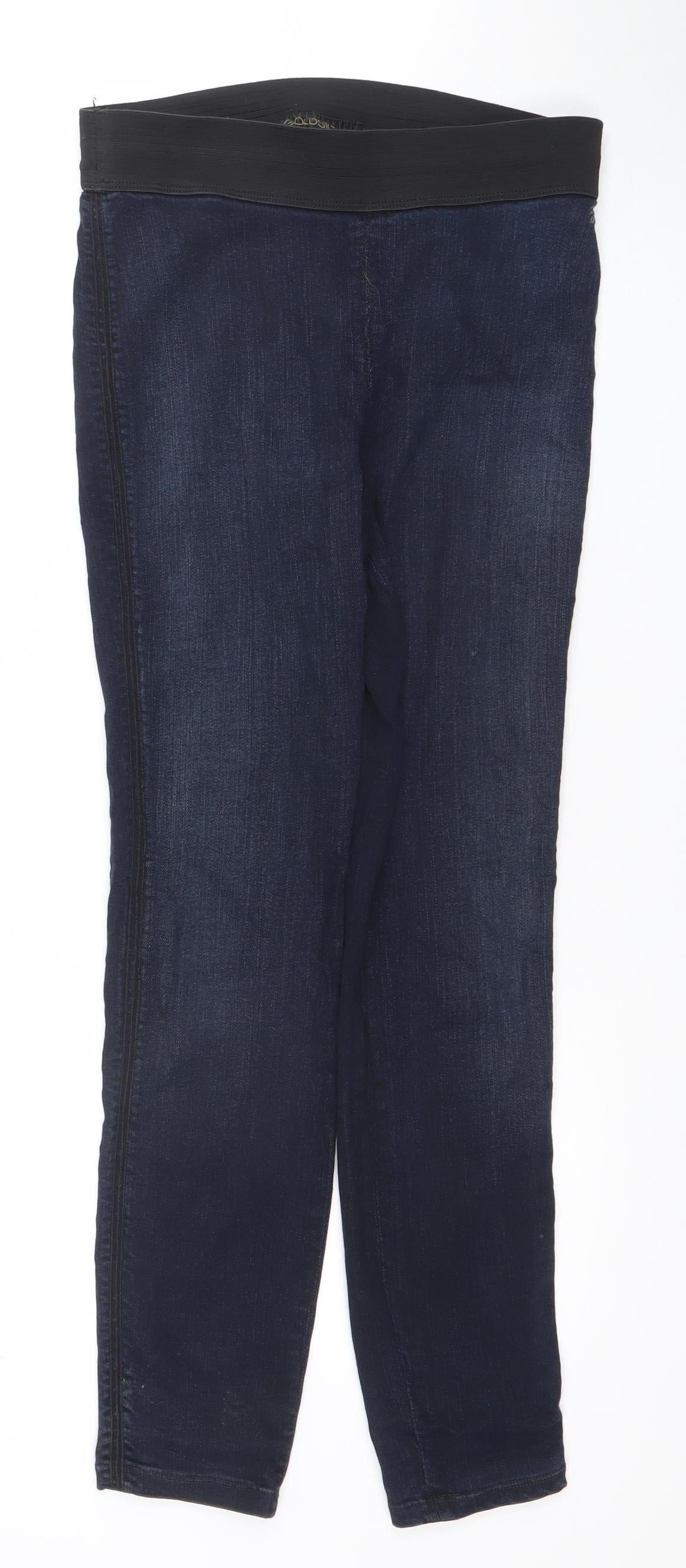 Womens UK Size 28 GOLDSIGH Slim Fit Skinny Blue Jeans