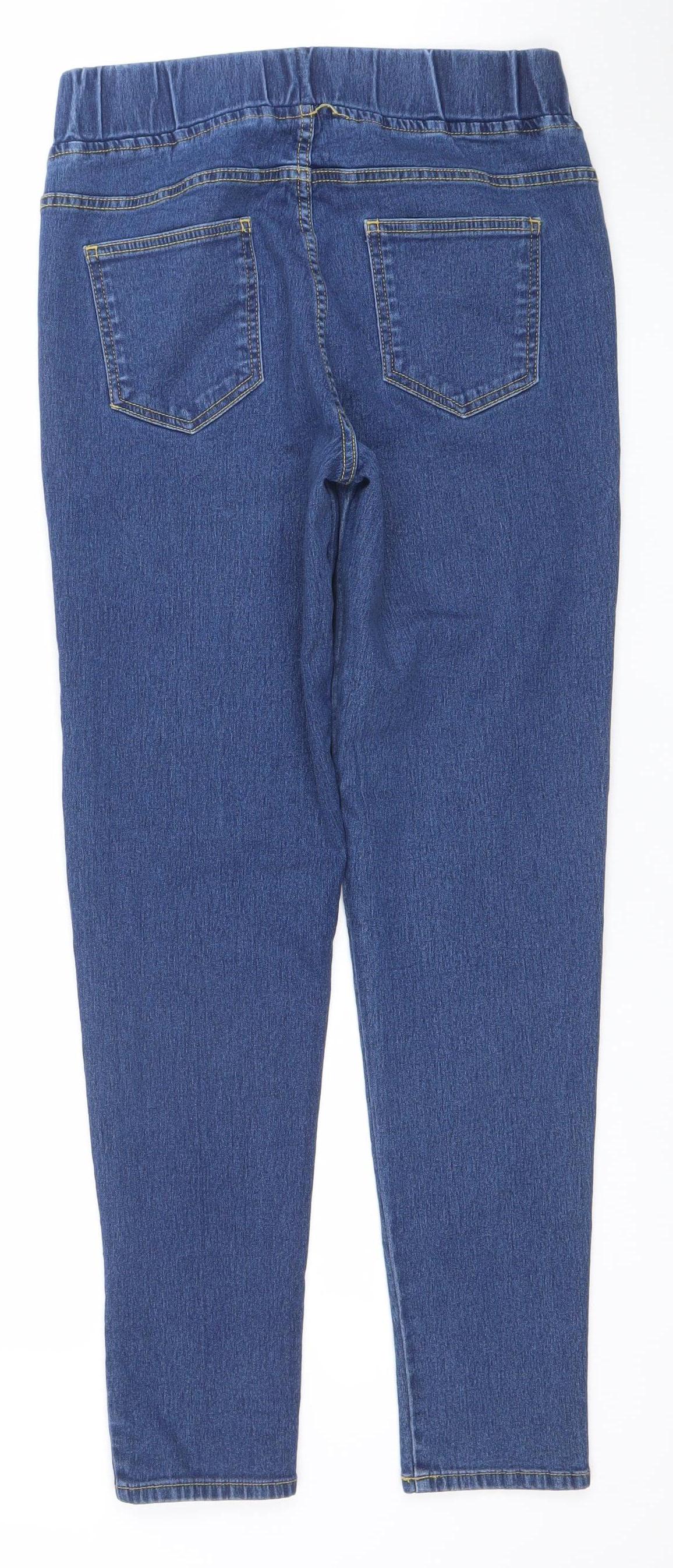 Womens UK Size 10-12 The Casual Company Regular Fit Jegging Blue Jeans