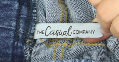 Womens UK Size 10-12 The Casual Company Regular Fit Jegging Blue Jeans