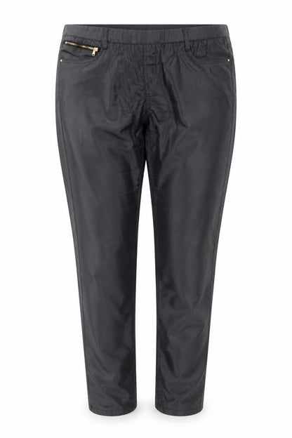 Womens UK Size 12 Denim Co Slim Fit Casual Workwear Black Trousers