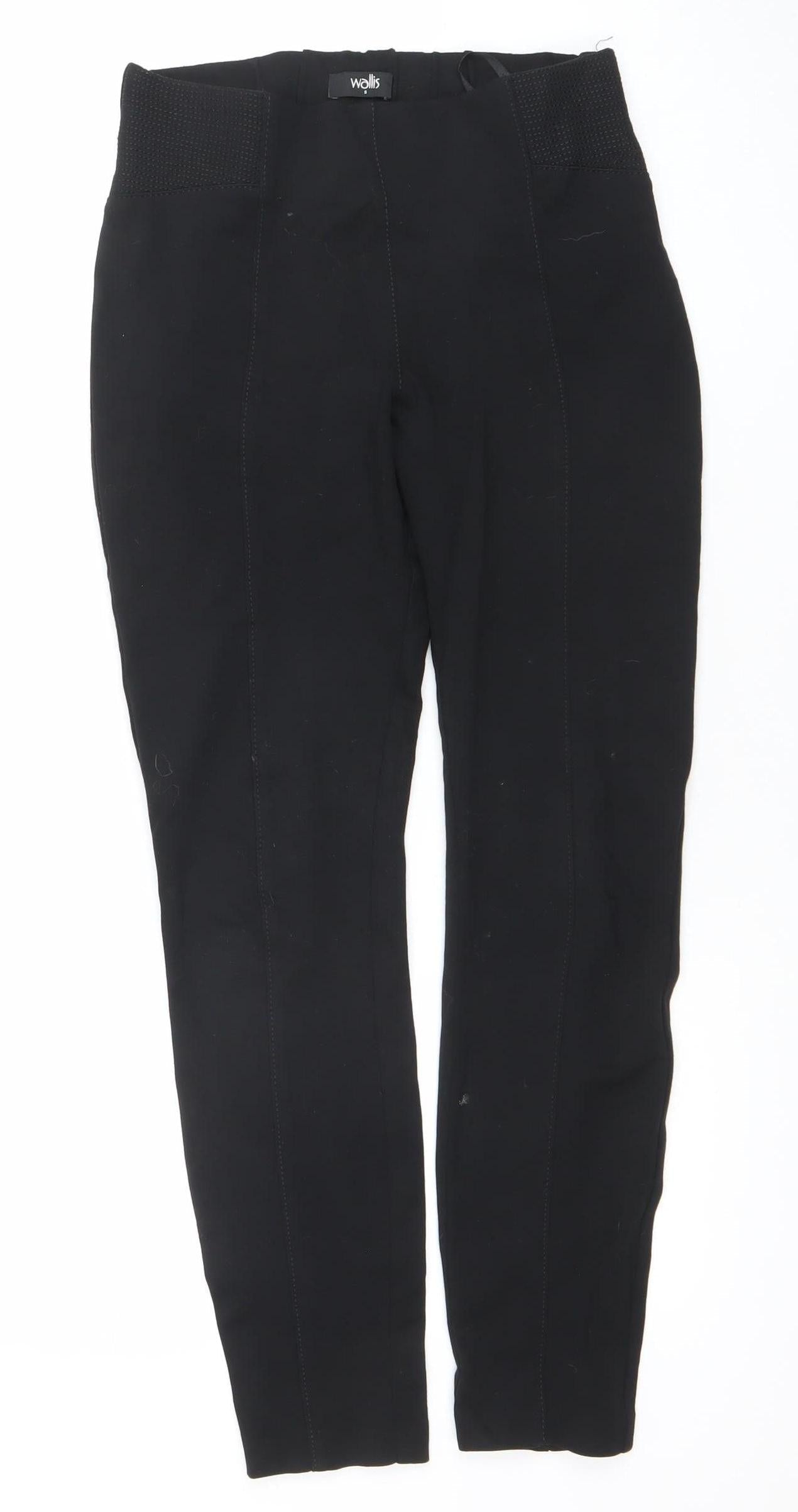 Womens UK Size S Wallis Slim Fit Leggings Black Trousers