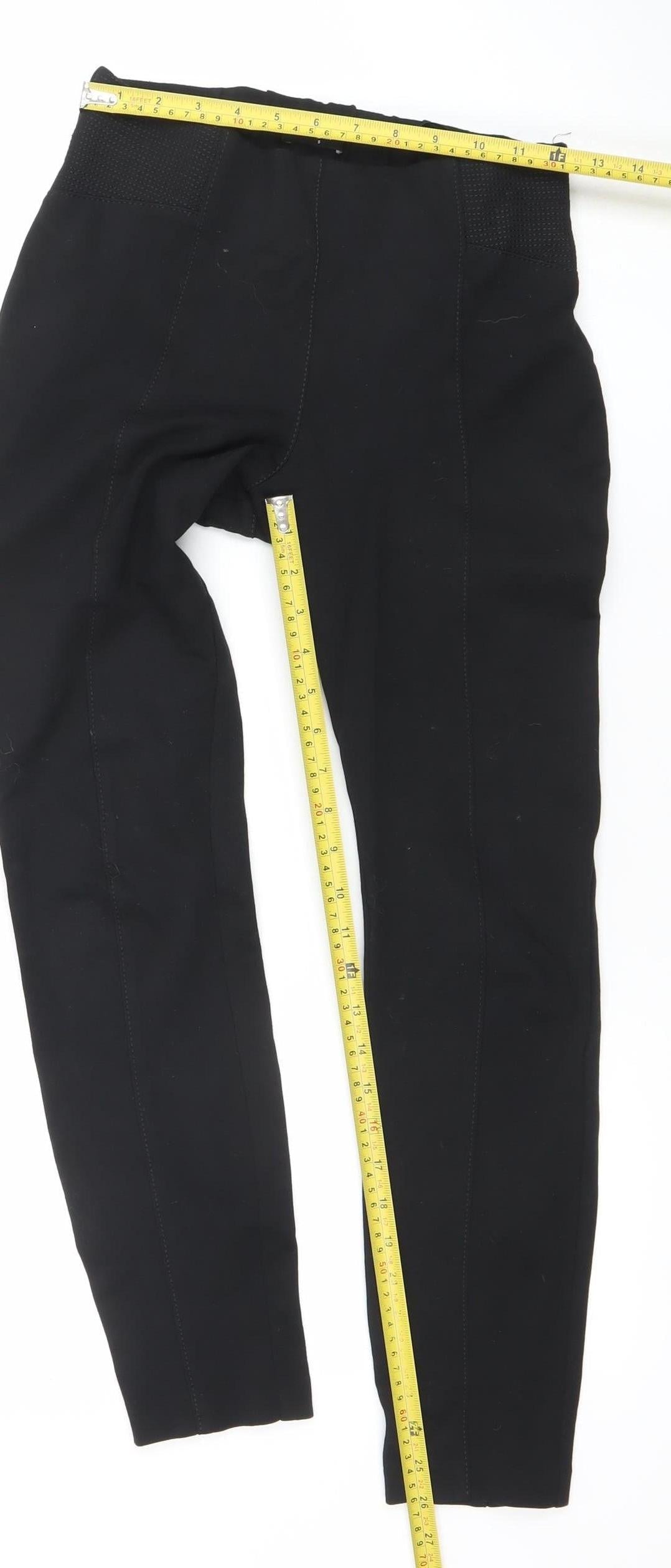 Womens UK Size S Wallis Slim Fit Leggings Black Trousers
