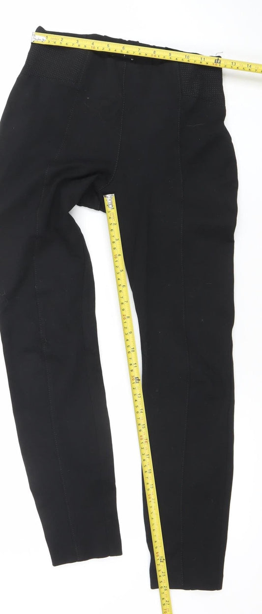 Womens UK Size S Wallis Slim Fit Leggings Black Trousers