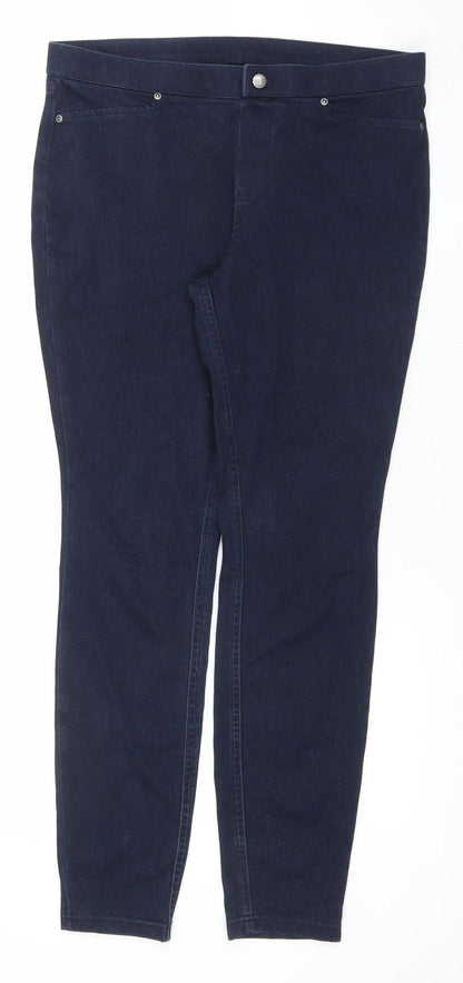 Womens UK Size L HUE Slim Fit Jegging Blue Jeans
