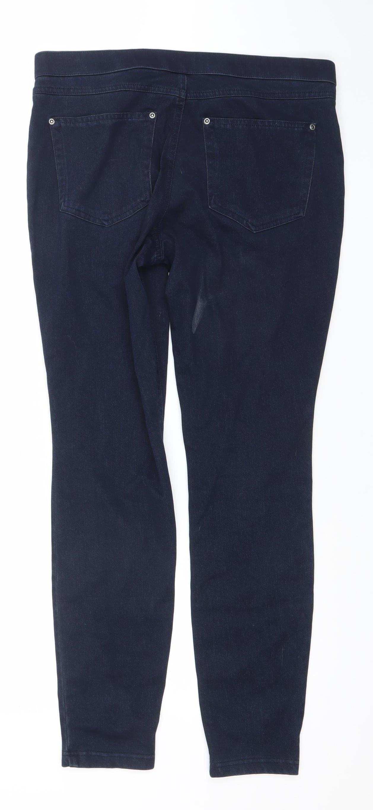 Womens UK Size L HUE Slim Fit Jegging Blue Jeans