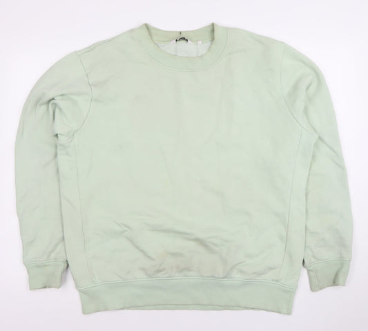 Mens UK Size L NEXT Green Pullover Sweatshirt