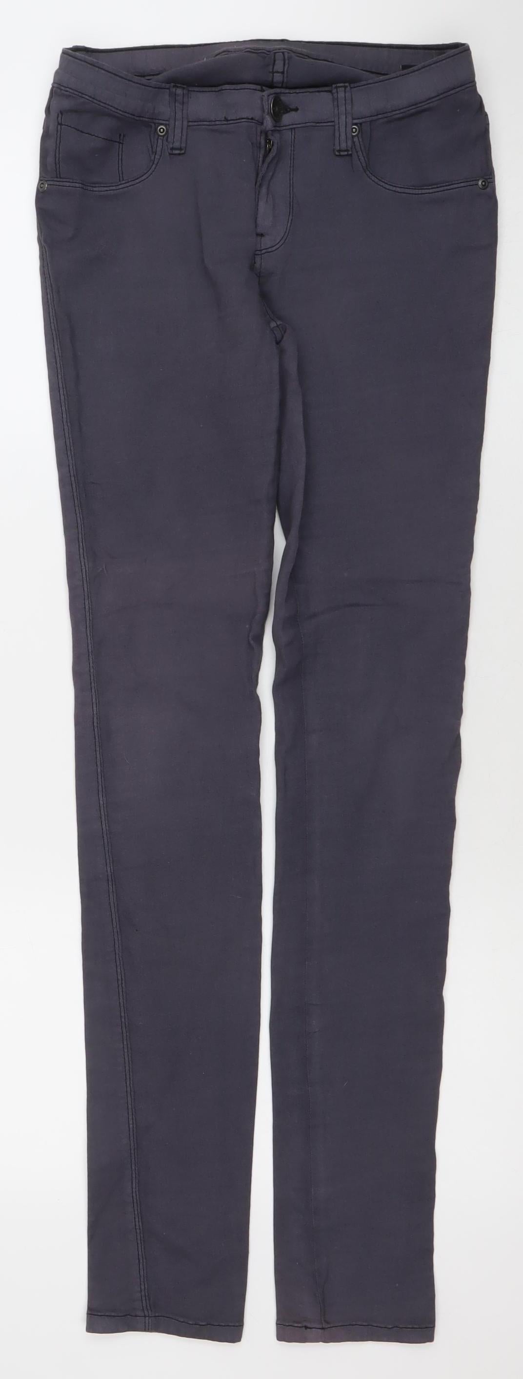 Womens UK Size L DRDENIM JEANMAKERS Slim Fit Skinny Black Jeans