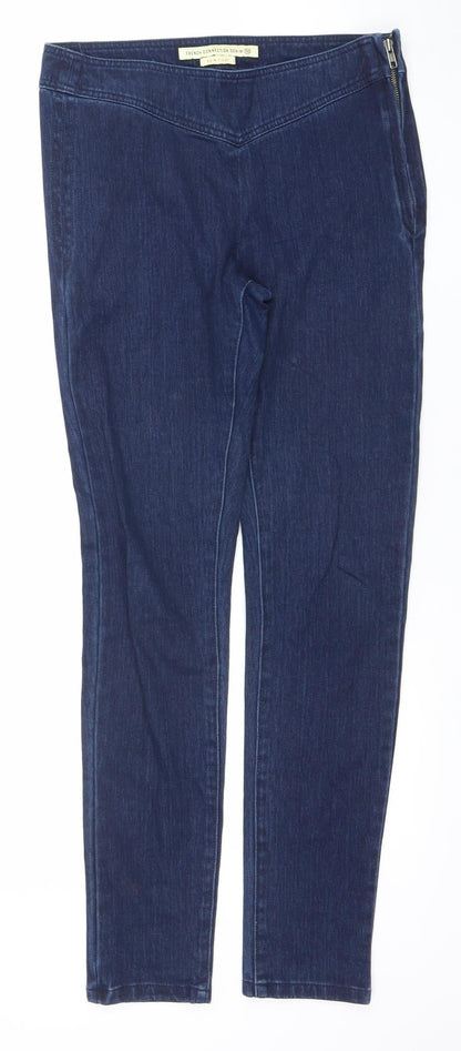 French Connection Women's Blue Skinny Jeans Size 12 Stretch Denim