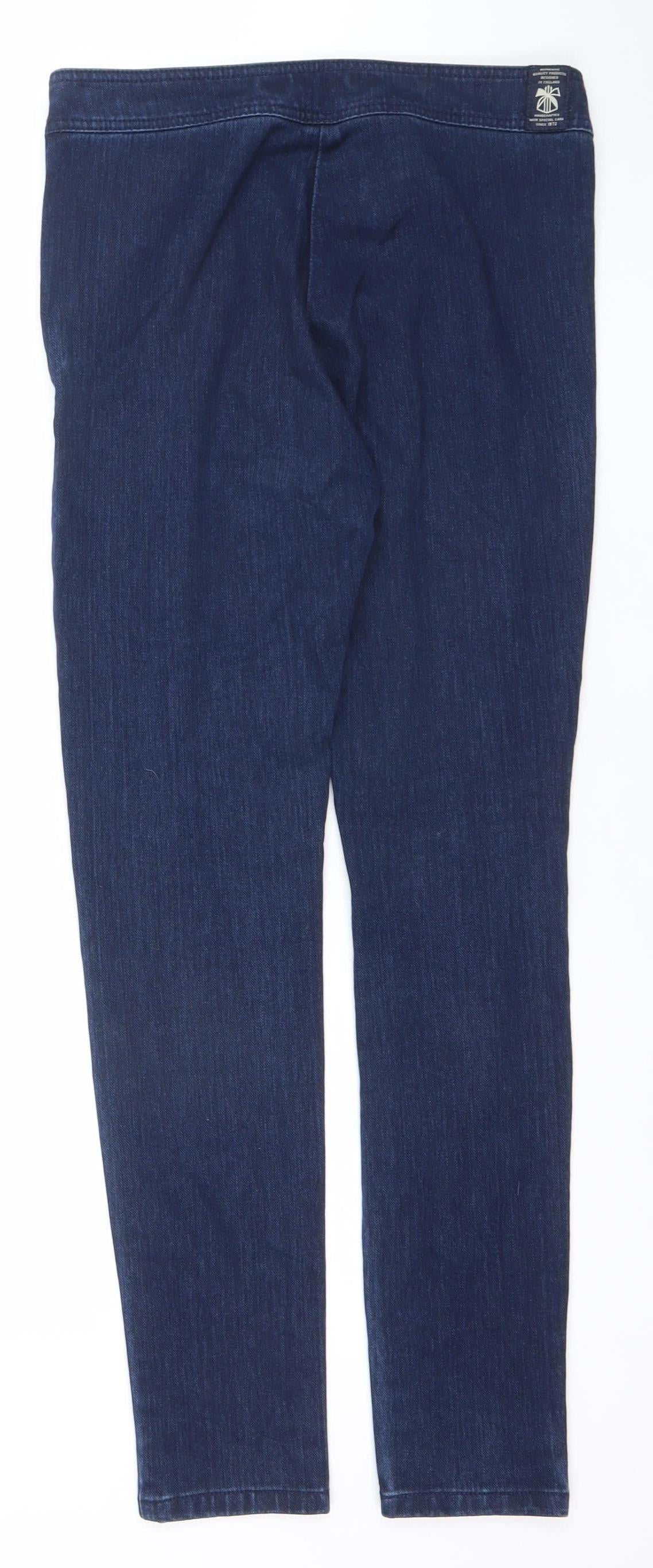 French Connection Women's Blue Skinny Jeans Size 12 Stretch Denim