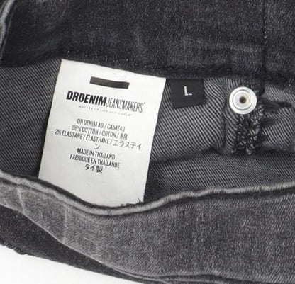 Brokers Jeansmakers Womens Black Skinny Stretch Denim Jeans Size L