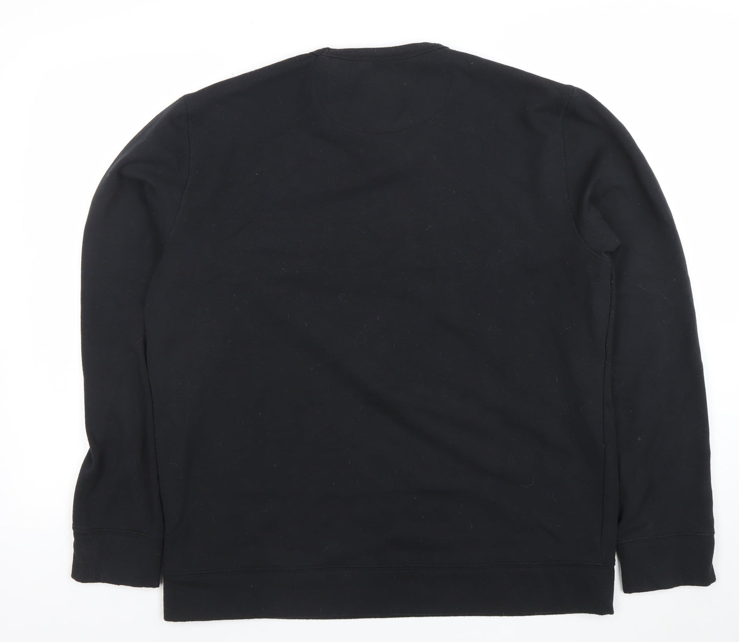 Mens UK Size L JACHS New York Black Pullover Sweatshirt