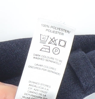 Dunnes Stores Men's Navy Blue Regular Fit Trousers 40W 31L
