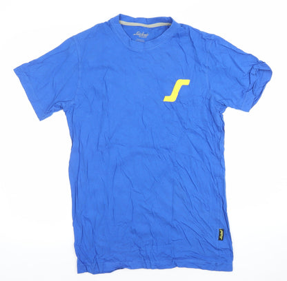 Snickers Workwear Men's Blue Cotton Logo T-Shirt Size S