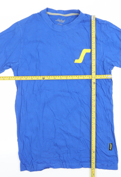 Snickers Workwear Men's Blue Cotton Logo T-Shirt Size S