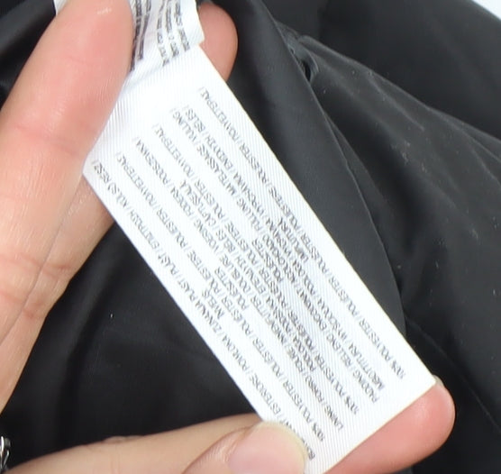 Primark Womens Black Hooded Puffer Jacket Size S Winter Coat