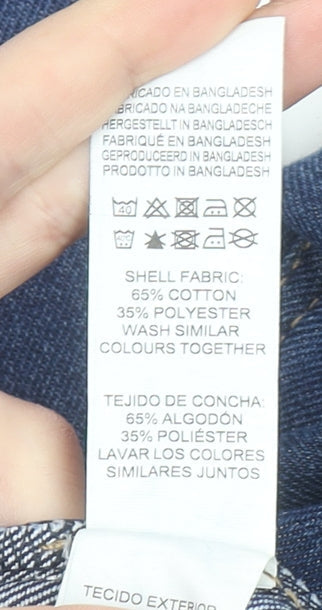 Denim Co. Men's Blue Regular Fit Straight Jeans W32 L34