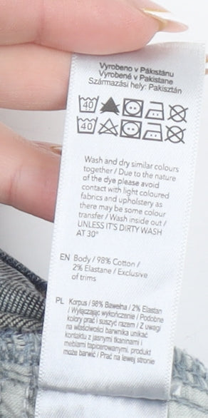 F&F Men’s Blue Straight Leg Jeans 36W 30L Denim Classic Fit