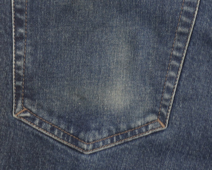 F&F Men’s Blue Straight Leg Jeans 36W 30L Denim Classic Fit