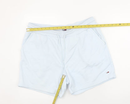 Tommy Jeans Men’s Blue Sweat Shorts L Elastic Waist Casual