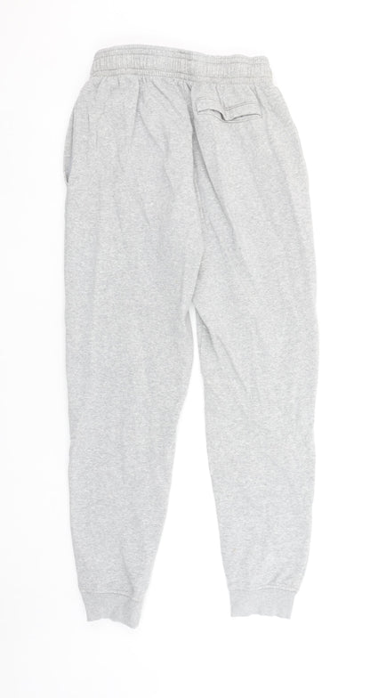 Under Armour Men Grey Small Jogger Sweatpants Fleece Relaxed Fit