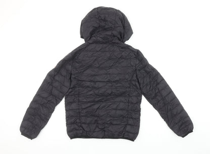 Boys UK Size 10 Years Surfanic Black Puffer Jacket