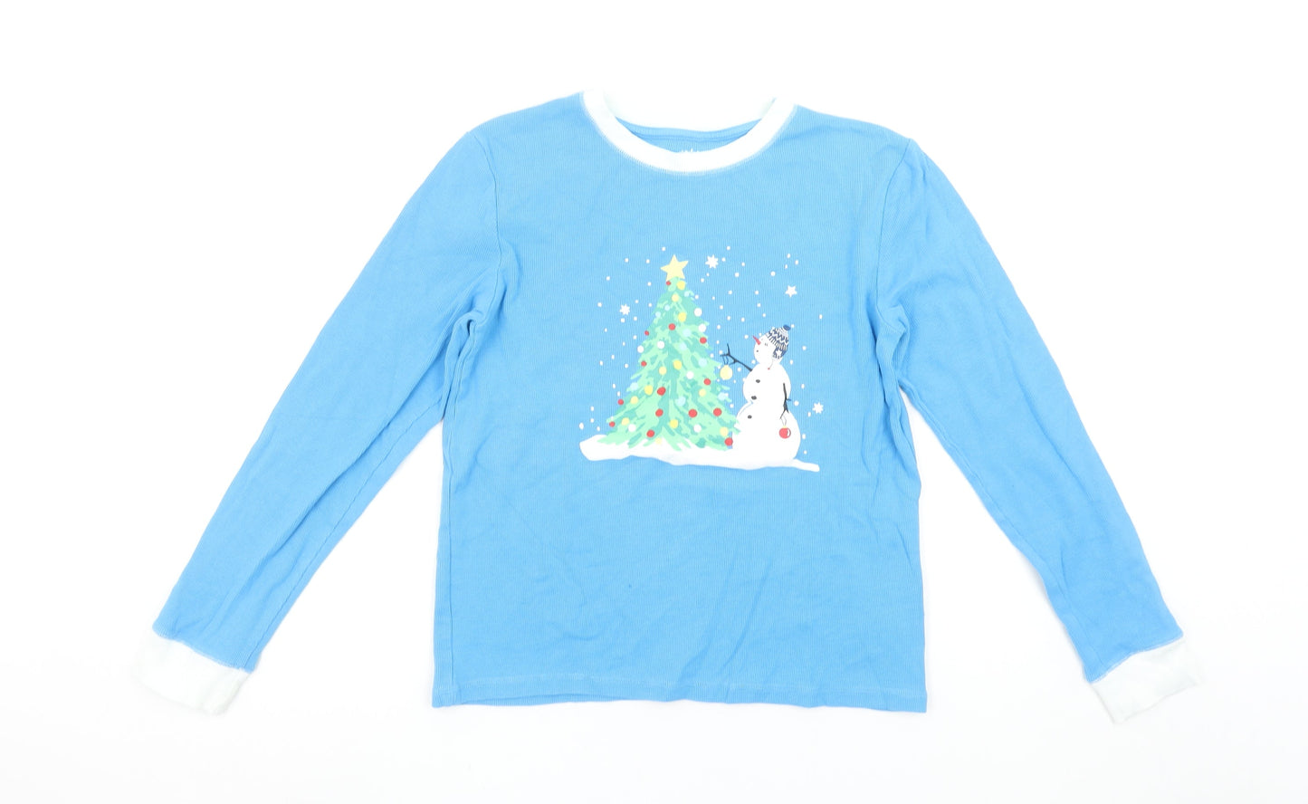 Girls UK Size 12-13 Years Leigh Tucker Willow Blue Basic T-Shirt