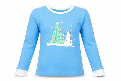 Girls UK Size 12-13 Years Leigh Tucker Willow Blue Basic T-Shirt