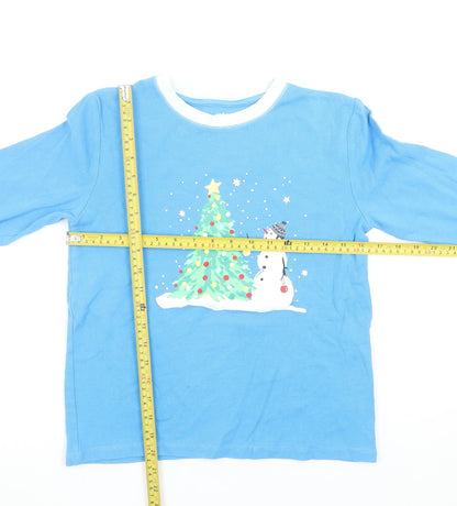 Girls UK Size 12-13 Years Leigh Tucker Willow Blue Basic T-Shirt