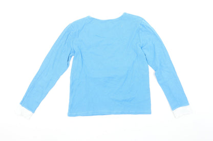 Girls UK Size 12-13 Years Leigh Tucker Willow Blue Basic T-Shirt