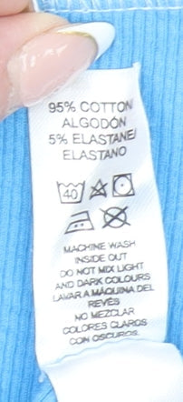 Girls UK Size 12-13 Years Leigh Tucker Willow Blue Basic T-Shirt