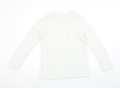 Disney Girls White Mickey Mouse Fleece Pyjama Top 12-13 Years