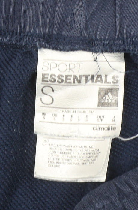 Adidas Men's Navy Blue Small Climalite Sweatpants Joggers Cotton Blend