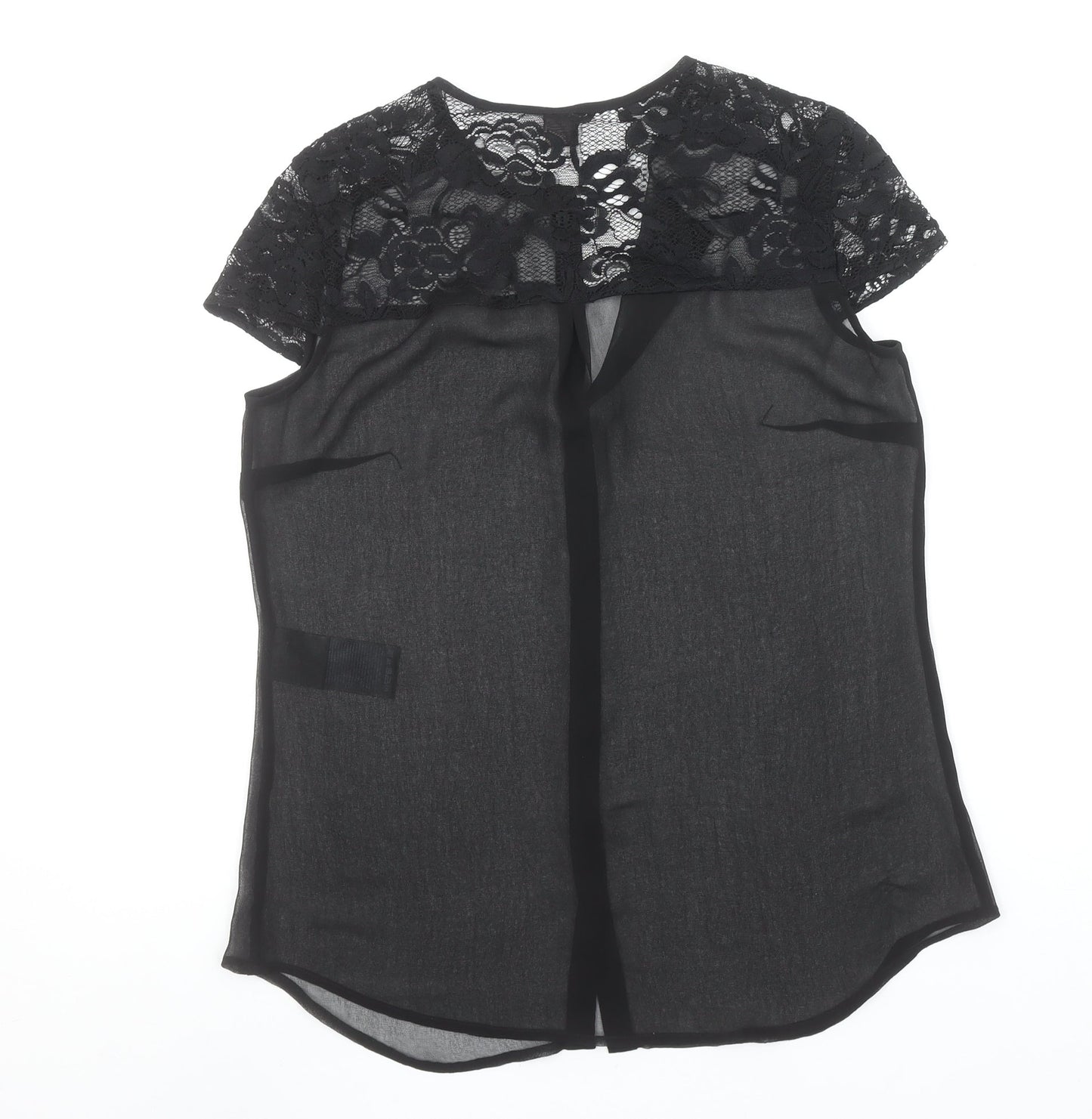 Womens UK Size 10 s.Oliver Black Blouse Blouse