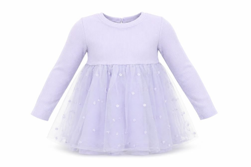 Dunnes Stores Girls Purple Embroidered Tutu Dress 18-24 Months
