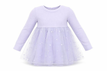 Dunnes Stores Girls Purple Embroidered Tutu Dress 18-24 Months