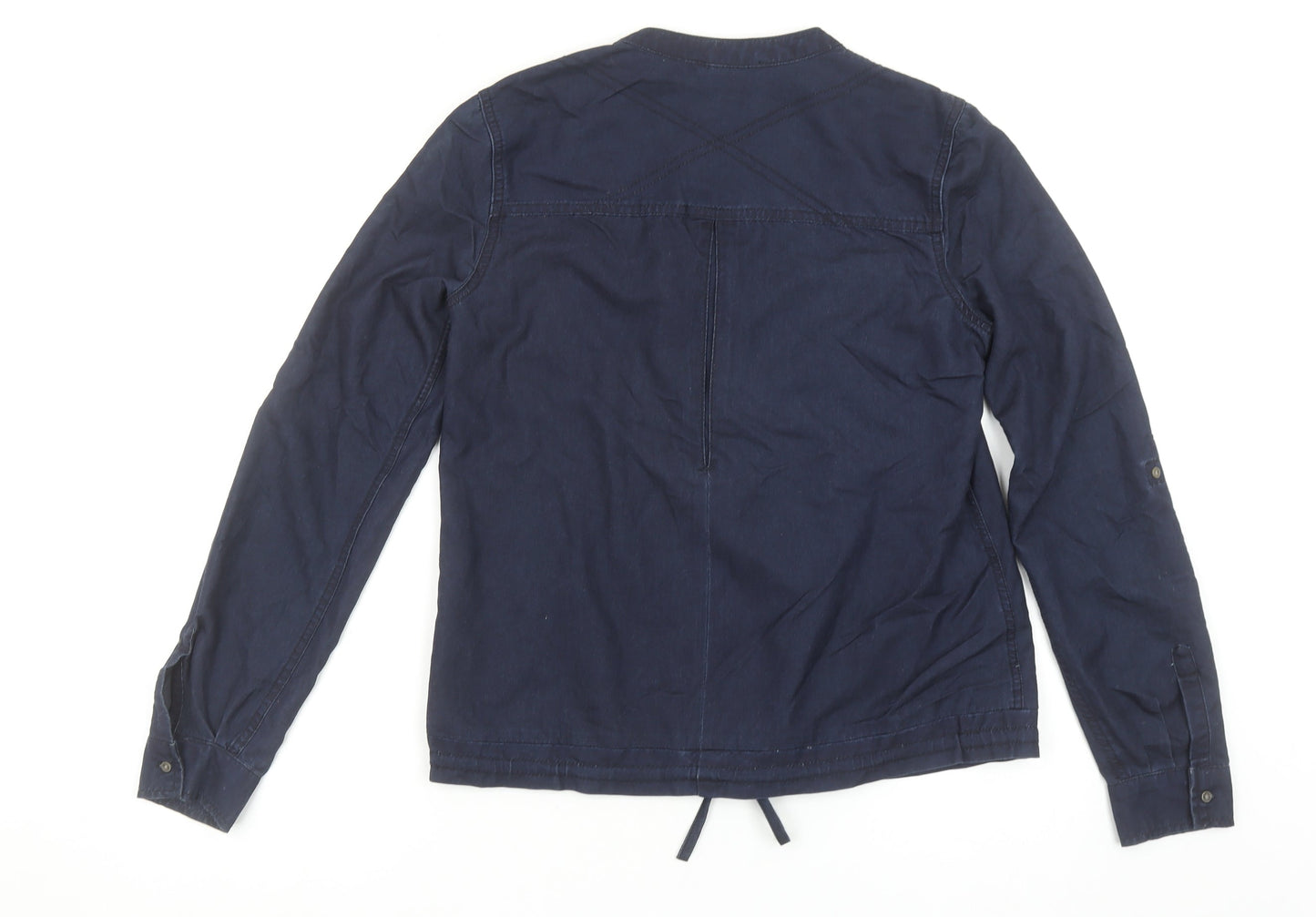 Womens UK Size XS Mavi Blue Tunic Blouse