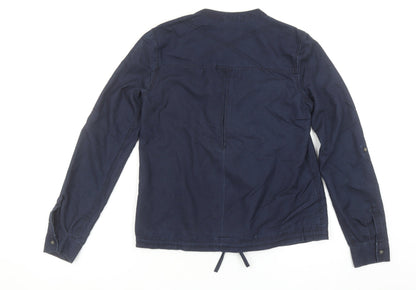 Womens UK Size XS Mavi Blue Tunic Blouse