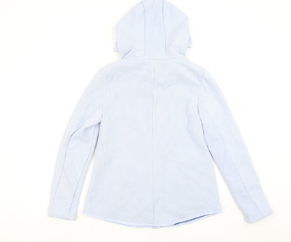 Womens UK Size 10 Street One Blue Full Zip Hoodie
