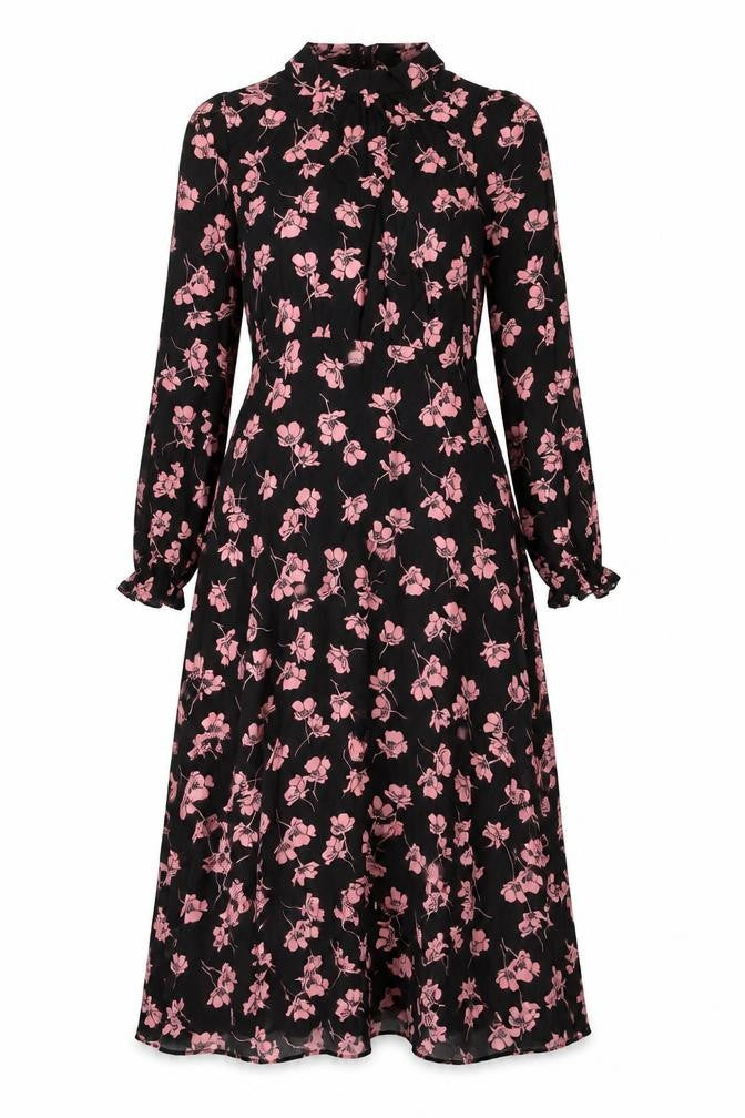 Womens UK Size 8 Marks and Spencer A-Line Dress
