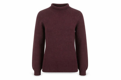 Oasis Womens Brown Mock Neck Long Sleeve Pullover Jumper XS